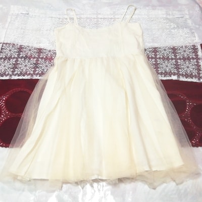 Geblümter weißer Tüllrock, Negligee-Nachthemd, Camisole-Babydoll-Kleid, Mode, Frauenmode, Leibchen